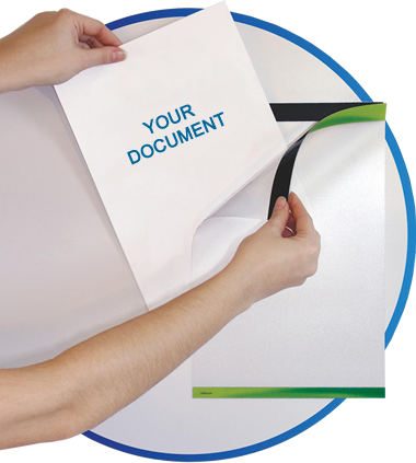 Display posters and notices with the unique Posterfix magnetic display system